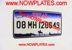 USA Texas Pressed Reflective Plate 12
