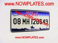 main image for ad USA Texas Pressed Reflective Plate 12"x6"ins