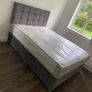 Brand New Stylish single Divan Beds.. Multiple Options Of Headboards. Tufted Memory Foam Mattresses Available. Drawers Storage Available Image 10