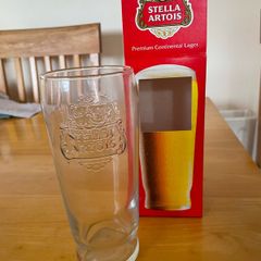 Stella Artois pint glasses