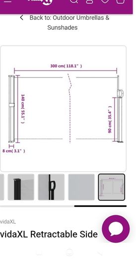 Awning, Wind Breaker, Privacy