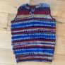 Real wool hand knitted tank top 3-5 years Image 3