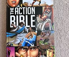 Perfect 1st Communion Keepsake The Action Bible Hardcover Comic for kids
