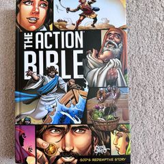 Perfect 1st Communion Keepsake The Action Bible Hardcover Comic for kids