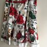 Beautiful Floral Skater Cotton Skirt, size-12 Image 2