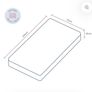 Baby Elegance Cot Bed Breathe-Dry Fibre Mattress 140 x 70cm Image 5