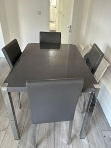Dinner table and chairs