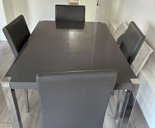 Dinner table and chairs