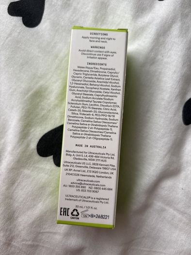 Ultra Ceuticals youth boost exo signal GF - facial serum 30ml