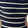 Black & Cream Striped Bodycon Midi Dress - Size S / UK8/10 Image 6