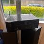 Denon AVR-X1200W Integrated Network AV Receiver in black. Image 2