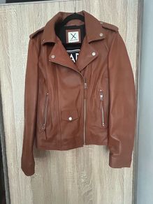 Each other real  leather women jacket size L new