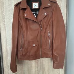 Each other real  leather women jacket size L new