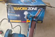 Workzone Bench Grinder With Sanding Belt