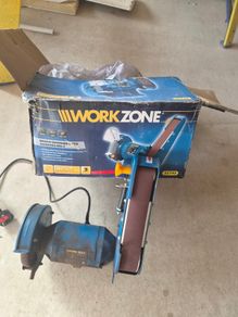 Workzone Bench Grinder With Sanding Belt