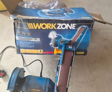 Workzone Bench Grinder With Sanding Belt
