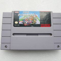 authentic Super Mario Kart cartridge for the Super Nintendo Entertainment System (SNES)