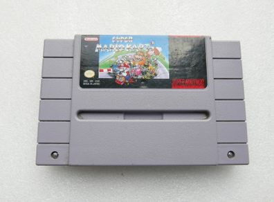 authentic Super Mario Kart cartridge for the Super Nintendo Entertainment System (SNES)