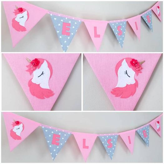 Eco-Friendly Personalised Cotton Bunting Made to Order