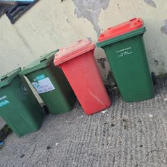wheelie bins
