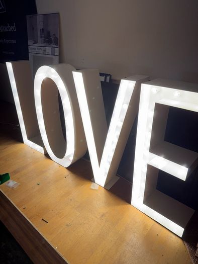 Giant LOVE Letters