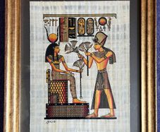 Egyptian Golden Print, 52cm x 44cm