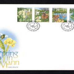 1997 Isle of Man Spring in Man Commemorative Stamps First Day Cover (FDC)