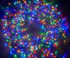 Christmas Tree Cluster Lights 480 LED Multicoloured 6m