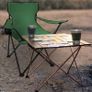 Camping Chairs 2Packs Outdoor Chairs Foldable Portable Lawn Chair Ultra-Light Easy to Carry Fishing Chairs with Beverage Holder Heavy Duty Green Image 3