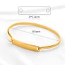 The Arc Bracelet  Elegance Meets Personalization Custom Engraving Image 2