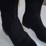OFFICE black suede Over the Knee (OTK) high boots Sz 7 (Fit 7-8UK) - Rrp 150 (New) Image 5