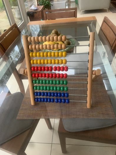 Wooden sturdy abacus