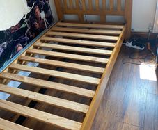 Single Wooden Bed Frame with Slatted Base