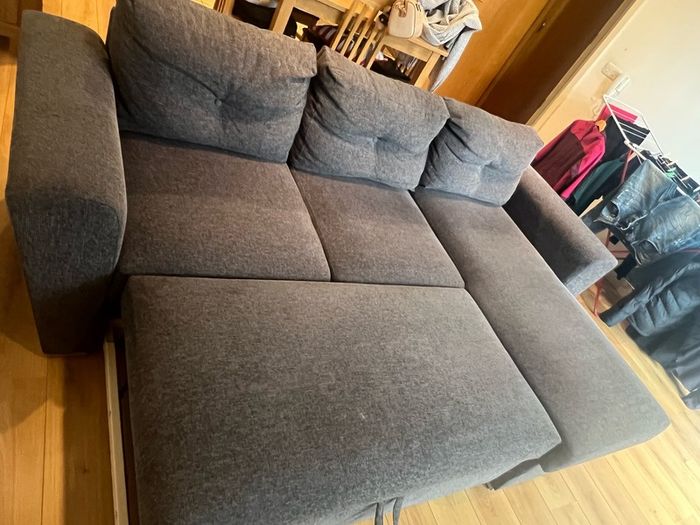 Mint Condition Sofa Bed with Chaise Longue