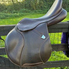 Bates GP 17.5 brown saddle