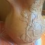 Quantock pottery jug, wild rose design no damage. Image 5
