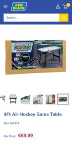 Air Hockey Game Table 48"/ 122cm Brand New