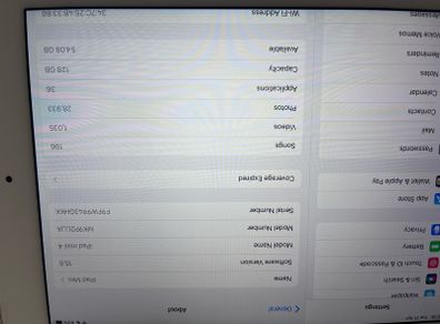 ipad 4 mini 128gb