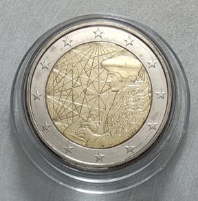 Malta 2 Euro Base Metals Circulated Coin 2022 - 35 Years of Erasmus Programme - 2 Euro Commemorative Coin