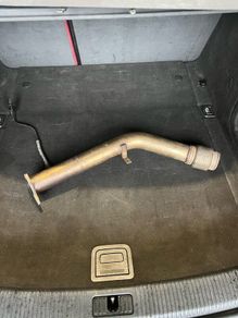 Audi A5 2.0 TDI straight pipe and lambda sensor