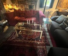 Nest of 3 tables and matching coffee table