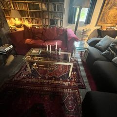 Nest of 3 tables and matching coffee table