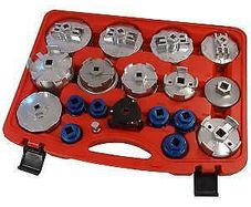 19pc Oil Filter Wrench Set will fit most cartridge type oil filters CT4867
