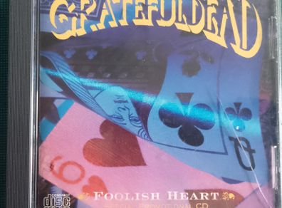 The Grateful Dead - Foolish Heart CD (1989) Single Track PROMO Collectible Blues Rock EX+