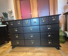 Apothecary style set of drawers,  cabinet, sideboard