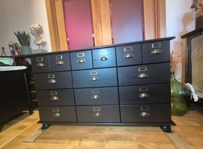 Apothecary style set of drawers,  cabinet, sideboard