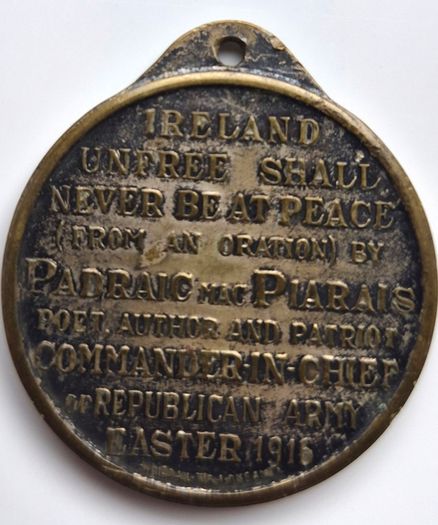 padraig Pearse commemorative medal