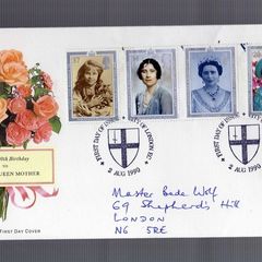 Hm - The Queen Mother - 90th Birthday - First Day Cover (Stamps)