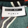 Ladies Nosiy May Green Red Bold Print Blouse Size Small Uk 10 Image 7