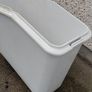 Heavy-duty commercial rolling utility bin in good used condition. Made from durable molded plastic with four heavy-duty swivel casters for easy movement. This is the bin only and does not include the original lid/top.handy for bottle bin,for man cave etc Image 3